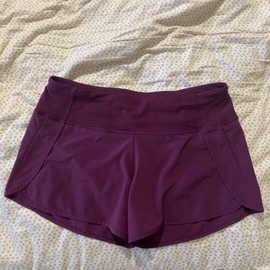 Lululemon Speed Up Shorts